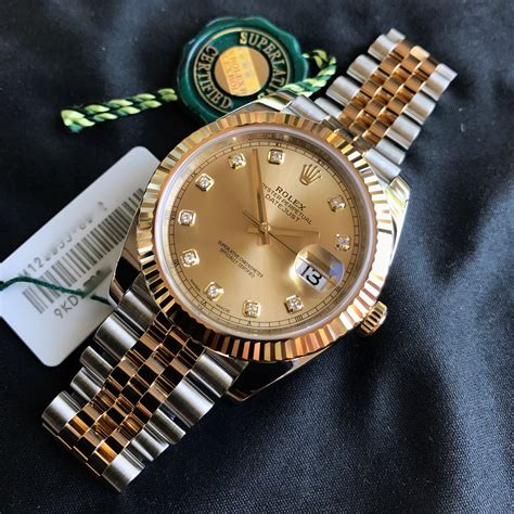 rolex datejust 2 champagne diamond dial|Rolex Datejust 41 ref 126333.